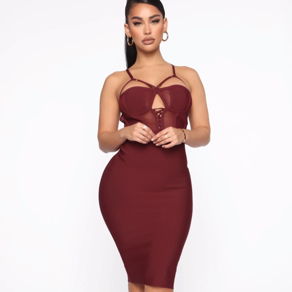Bandage Midi Dress